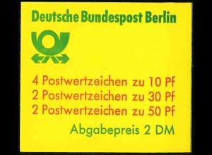 Berlin MH 11 dd, tadellos postfrisch, Mi. 150,- (0468)