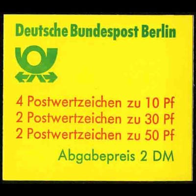Berlin MH 11 dd, tadellos postfrisch, Mi. 150,- (0468)