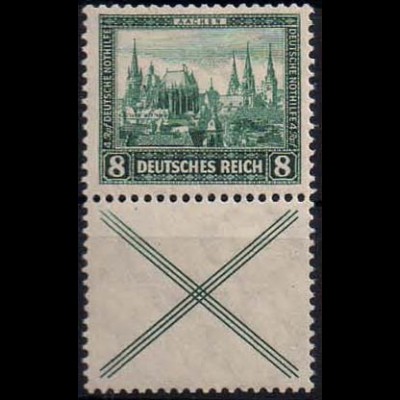 Dt. Reich, S 80, Falz/Falzspur, Mi.-Handbuch (1075)