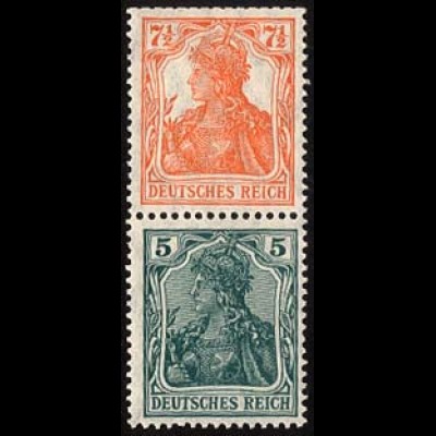 Dt. Reich, S 3 ab, postfrisch, ungeknickt, Mi. 40,- (2814)