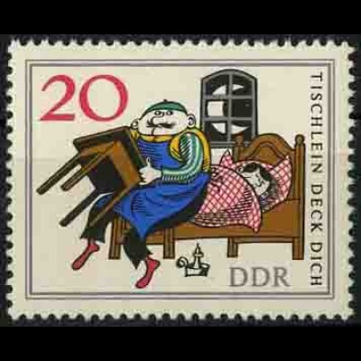 DDR, 1238 I, mit Plattenfehler, postfrisch, Mi. 30,-