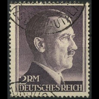 Dt. Reich, Mi. 800 B, gestempelt, 1, gepr. BPP, Mi. 80,-