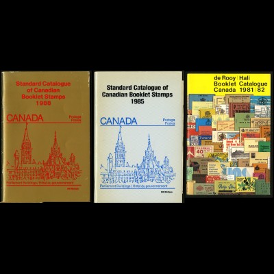 Canada, 3 Kataloge über MH (McCann 1985, 1988, de Rooy 1981/82)