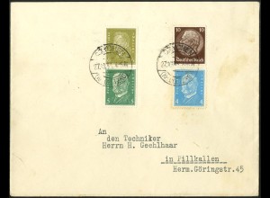 Dt. Reich, S 44, portogerechter Fern-Brief, Mi. 80,- (5326)