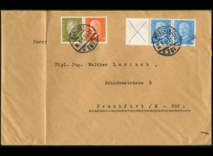 Dt. Reich, W 26 + W 29, Fern-Brief, Mi.-Handbuch 60,-, gest. 55,- (5670)