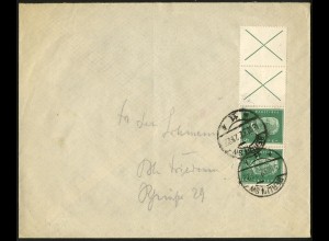 Dt. Reich, W 27.2, auf Orts-Brief, Mi. für Brief 100,- (5708)