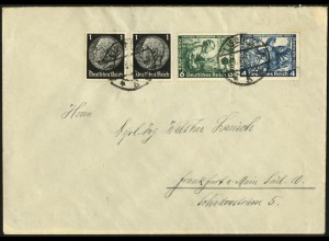 Dt. Reich, W 47, portogerecht auf Fern-Brief, Mi. 40,- (6408)