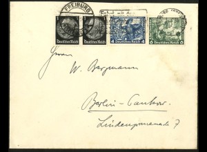 Dt. Reich, W 49, portogerecht auf Fern-Brief, Mi. 80,- (6452)