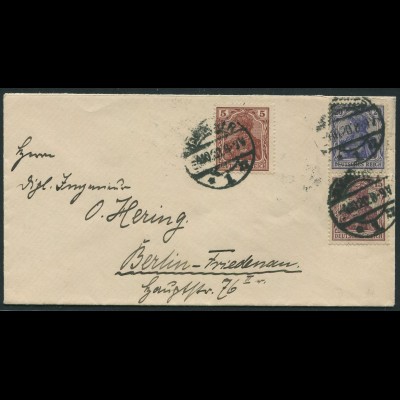 Dt. Reich, S 10, portogerechter Fern-Brief, Mi. 30,- (11212)