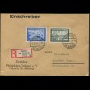 Dt. Reich, KZ 22.3, portogerechter R-Brief (12258)