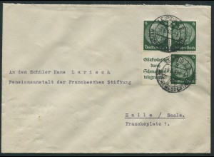 Dt. Reich, S 185, portogerechter Fern-Brief (12443)