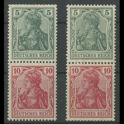Dt. Reich, S 4 I + S 4 II, ungebraucht, Mi. 95,- (12718)