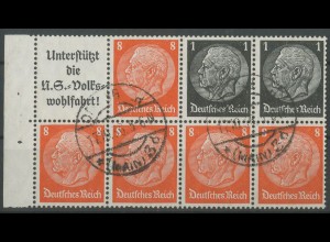 Dt. Reich, HBl. 88 B 0, gestempelt, Top-Zähnung, Mi.-Handbuch 80,- + 30 %(12961)