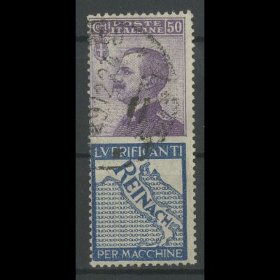 Italien, 92/R4, Reklame-Zusammendruck, gestempelt, Mi. 30,- (13093)