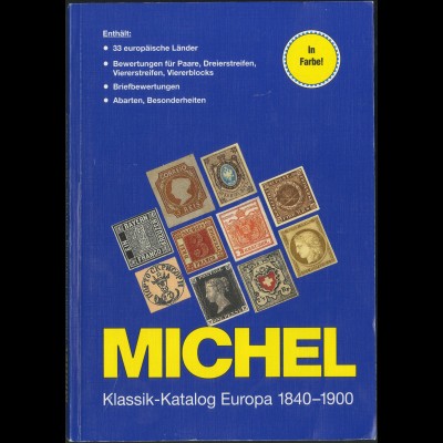 Michel Klassik-Katalog Europa 1840-1900, gebraucht, Neupreis 98,- (13770)