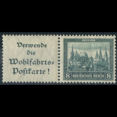 Dt. Reich, W 38, postfrisch, Mi. 150,- (14392)