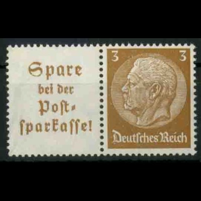 Dt. Reich, W 79 PF II, Plattenfehler, postfrisch, Mi.-Handbuch 100,- (18690)