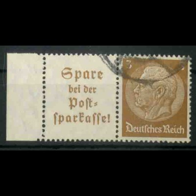 Dt. Reich, W 79 PF II, Plattenfehler, gestempelt, Mi.-Handbuch 100,- (18693)