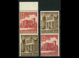Dt. Reich, S 266 + S 268 KV, Klischee-Verschiebung, postfrisch (18896)