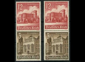 Dt. Reich, S 266 KV (2), vertikale Klischee-Verschiebung, postfrisch (18919)