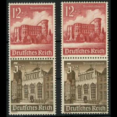 Dt. Reich, S 266 KV (2), vertikale Klischee-Verschiebung, postfrisch (18919)
