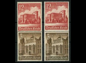 Dt. Reich, S 266 KV (2), vertikale Klischee-Verschiebung, postfrisch (18920)