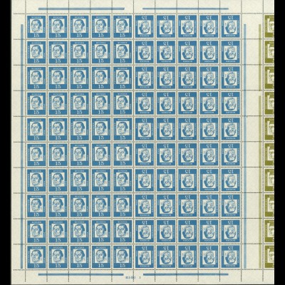 Bund, MHB 7, postfrisch, Versandstellenfaltung, Mi. 100,- (19402)