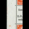 Dt. Reich, MHB 41 HAN 1, Falz am Oberrand, waag. gefaltet, Mi. 850,- (19567)