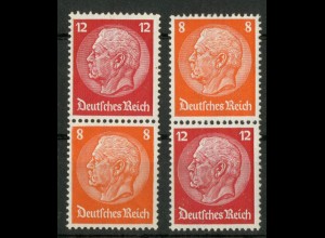 Dt. Reich, S 110 + S 112, postfrisch, ungeknickt, Mi.-Handbuch 80,-(20242)