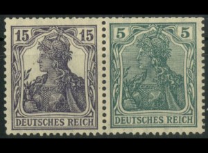 Dt. Reich, W 9 aa, ungebraucht, ungeknickt, Mi. 300,- (21124)