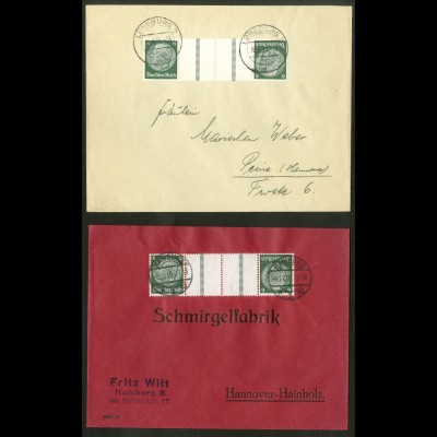 Dt. Reich, KZ 22.1 bis KZ 22.6, portoger. Einzelfr., Mi.-Handbuch 188,- (21192)