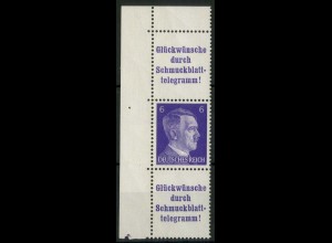 Dt. Reich, S 287 EOL, postfrisch, Michel-Handbuch 100,- (21970)