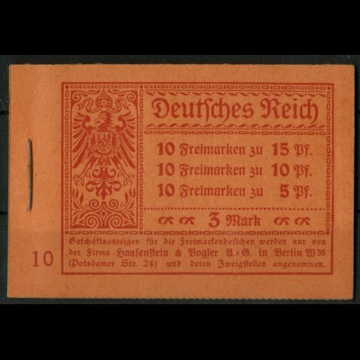 Dt. Reich, MH 12 B 1.2, postfrisch, Mi.-Handbuch 1000,- (22177)