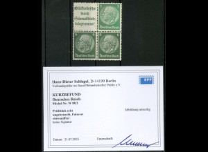 Dt. Reich, S 187.2 + S 207.2, Falzrest, seltene Farbe, BPP-Befund (22923)